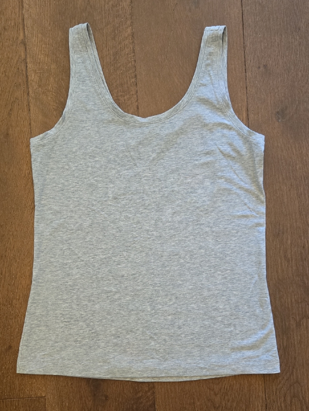 SPANX Heather Gray Scoop Tank Top